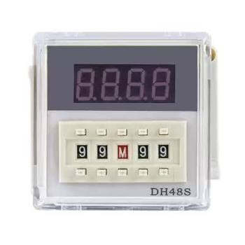 Реле времени цифровое 220V DH48S-2Z AC Энергия - Электрика, НВА - Реле, автоматизация и управление - Реле времени - магазин электрооборудования amperomvolt.ru
